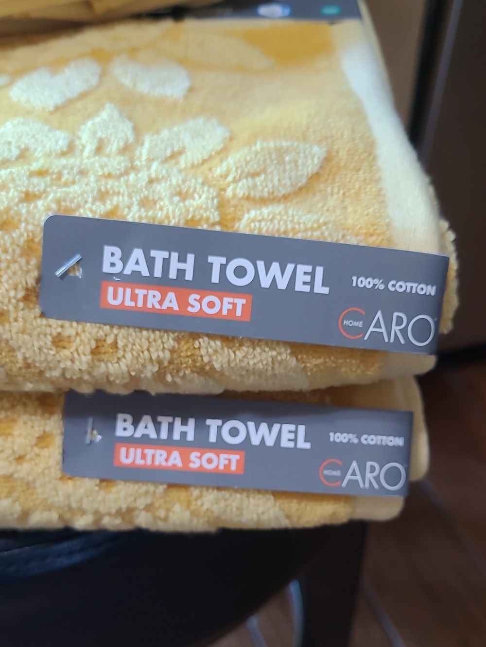 Caro Home Sunflower Bath Towel Set - Picture 2 of 8
